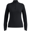 Bluza techniczna damska ODLO Zeroweight Warm Mid Layer 1/2 Zip czarna