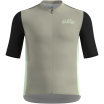 Koszulka rowerowa męska Odlo ESSENTIAL HERITAGE PRINT T-shirt s/u collar s/s full zip szara