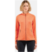 Bluza rozpinana bez kaptura damska ODLO Tencia Mid Layer Full Zip pomarańczow