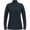 Bluza techniczna damska ODLO Essential Light Mid Layer 1/2 zip granatowa