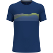 Koszulka z krótkim rękawem męska ODLO F-Dry Ridgeline T-Shirt Crew Neck s/s niebieska