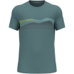 Koszulka z krótkim rękawem męska ODLO F-Dry Ridgeline T-Shirt Crew Neck s/s niebieska