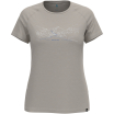Koszulka z krótkim rękawem damska ODLO Ascent PW 130 Run. Bike. Hike. T-Shirt Crew Neck s/s szara