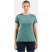 Koszulka z krótkim rękawem damska ODLO Ascent PW 130 Run. Bike. Hike. T-Shirt Crew Neck s/s niebieska