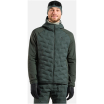 Bluza z kapturem rozpinana Odlo Mid layer hoody full zip ZEROWEIGHT INSULATOR granatowa